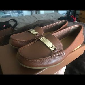 Leather Coach Loafers